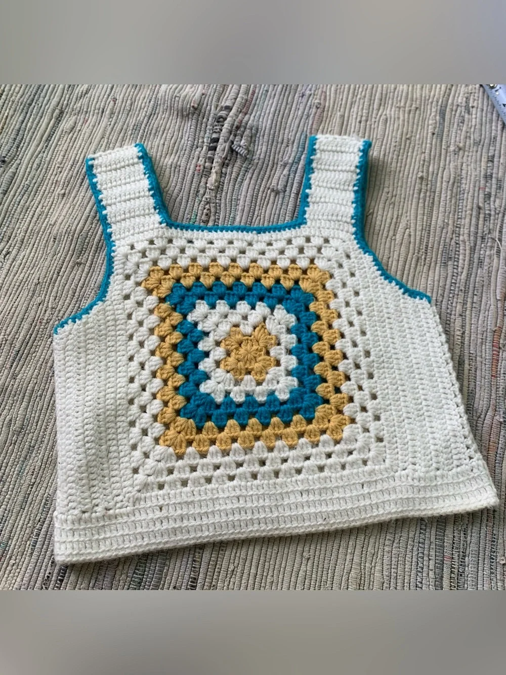 Handmade crochet vest Xs
